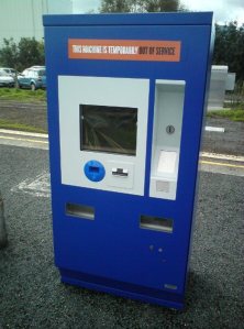 Single Trip Tickets are being sold from these machines initially 
