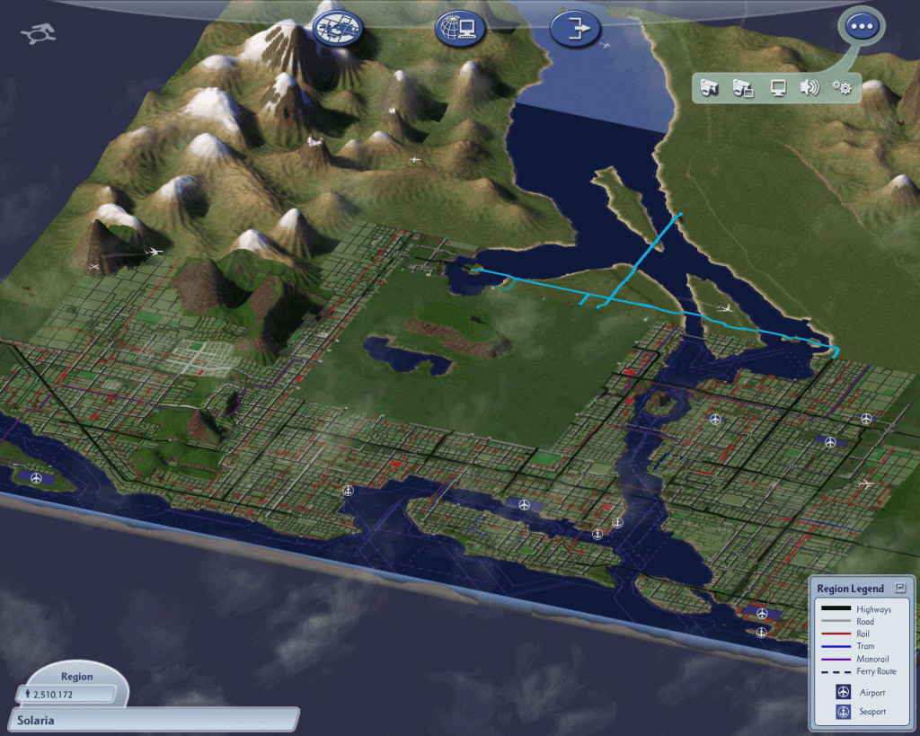 And the transport networks