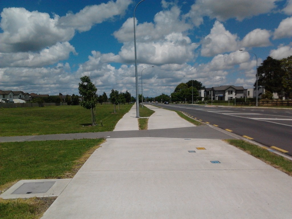 Start of dedicated cycle and footpaths in Addison