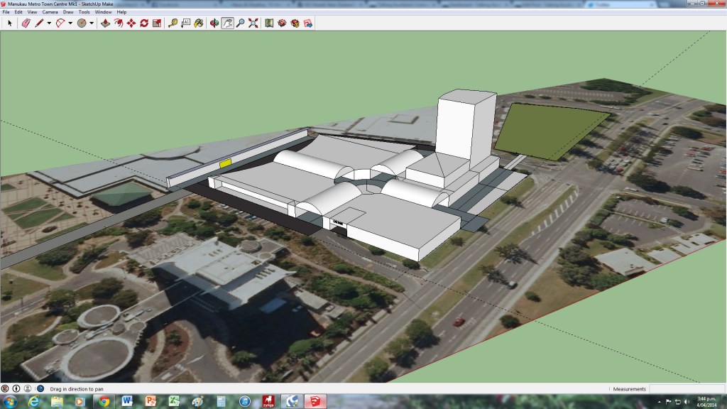 Manukau Metro Town Centre MK1 mock up
