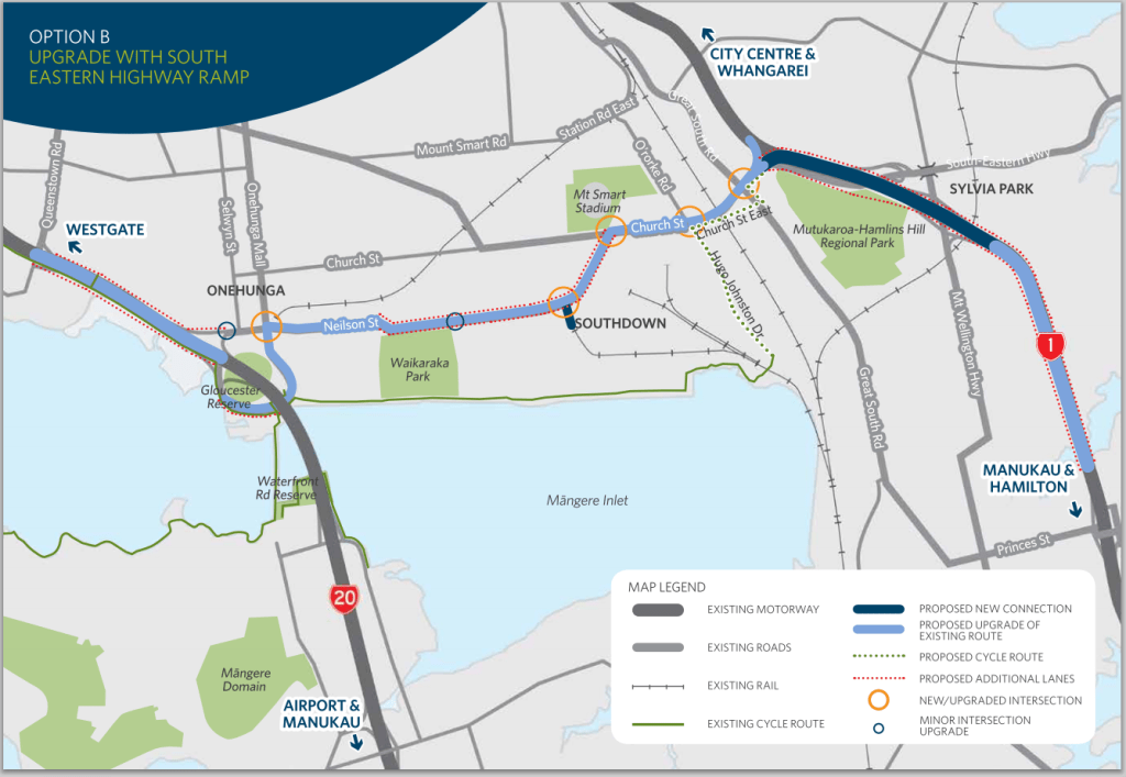 NZTA East West Option B