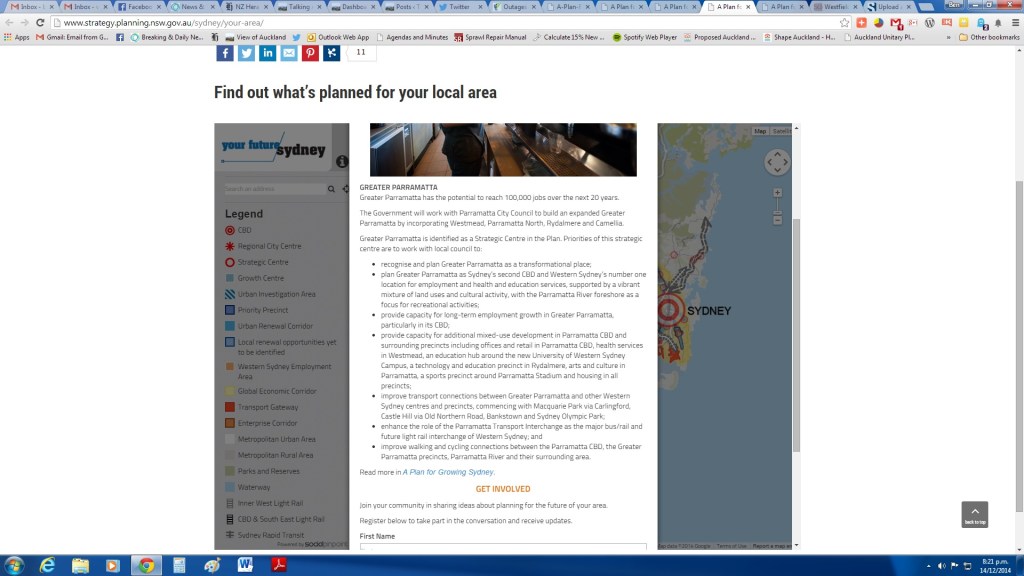 Sydney Plan Parramatta Highlights