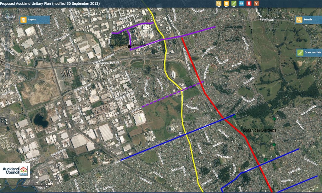 Cycleways in South Auckland northern
