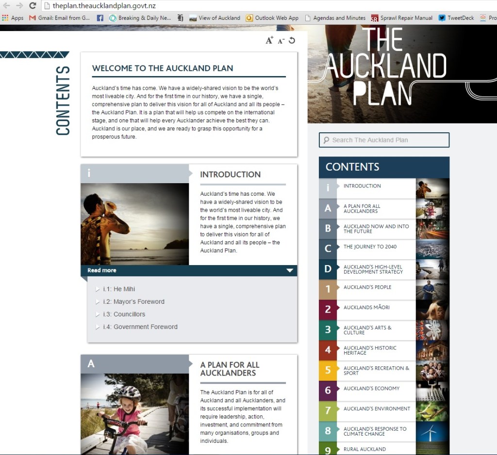 Auckland Plan front page 2