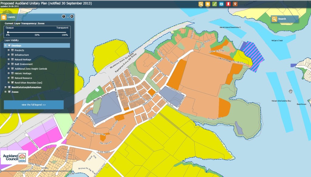 Hobsonville Point Zones