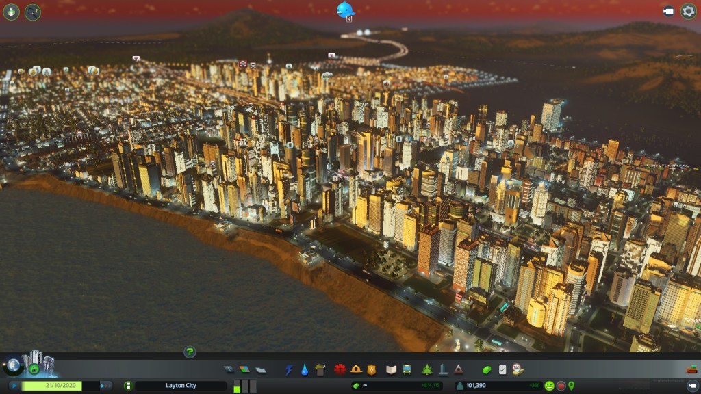 Sunrise over Layton City