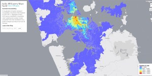 Public transport and jobs overview with focus to Central and South Source: MRCagney http://maps.mrcagney.webfactional.com/map/M-RK6W2F6pqVQMC