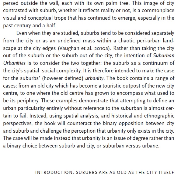 Suburban urbanites: Suburbs as chaos? Source: https://www.ucl.ac.uk/ucl-press/browse-books/suburban-urbanities: