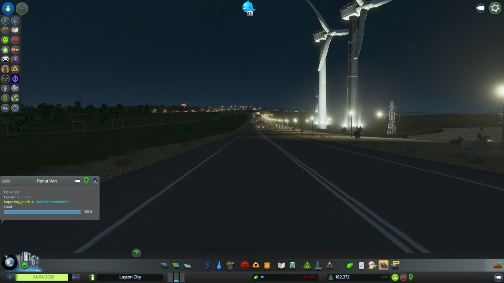 Cycleway linking Layton Shores with the main City