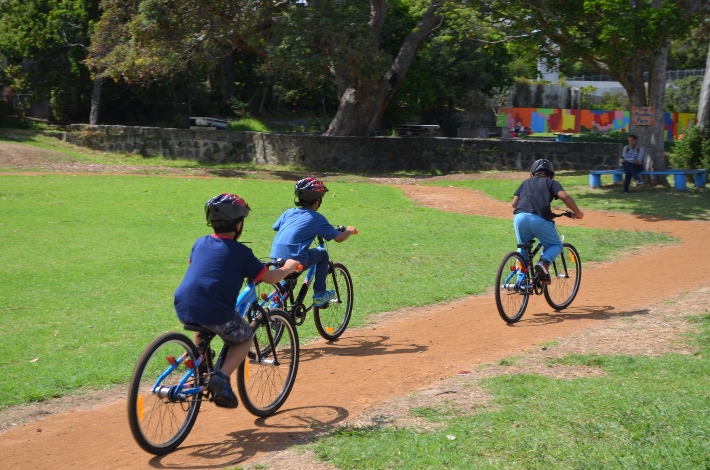 Bikes in Schools at Freemans Bay Primary Source: Auckland Council