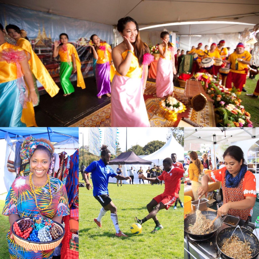 Auckland Internationa; Cultural Festival 2016 montage. Credit Miguel Ilagan