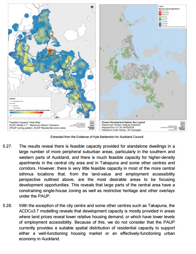MBIE Capacity heat maps issues.  Source: MBIE to the IHP