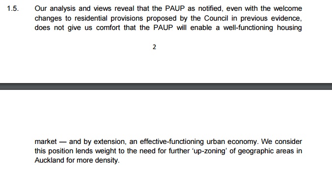 MBIE wants more upzoning Source: MBIE