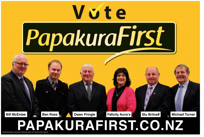 Papakura First in the Local Elections 2016