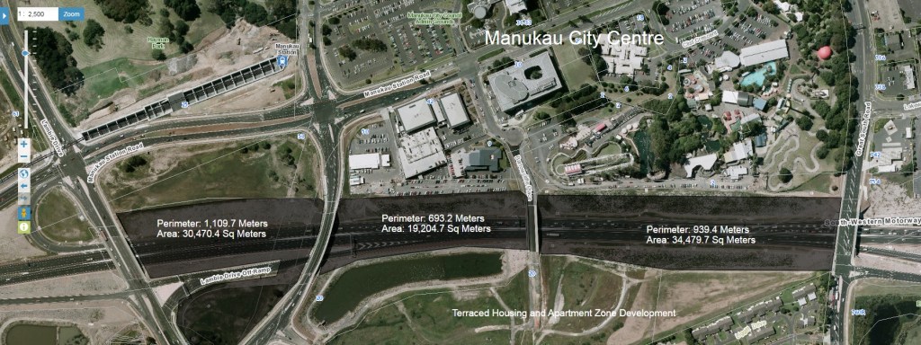 Manukau, Manukau City Centre and State Highway 20