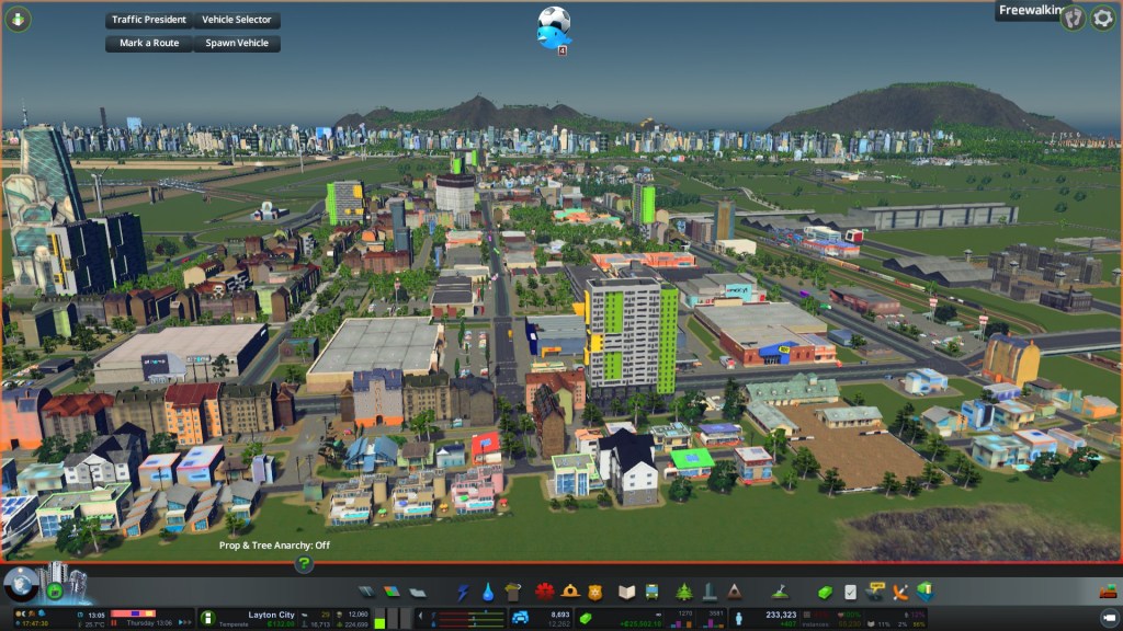 Manukau City Centre in Cities Skylines