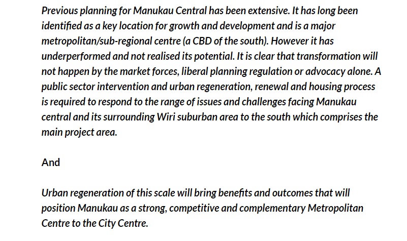 Panuku on Manukau (Panuku also reads the blog) Source: High Level Project Plan presentation to Auckland Council