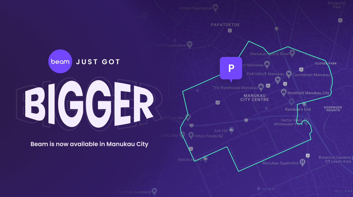 Beam expands Auckland operating area, launching in Manukau City Talking Southern Auckland