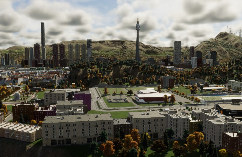 Manukau City Centre looking from Manukau River side