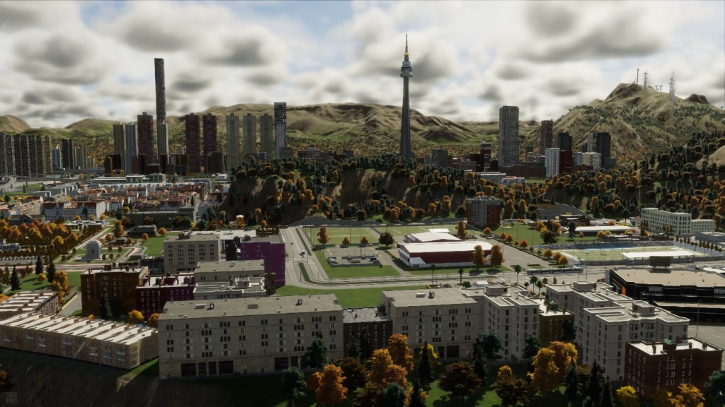 Manukau City Centre looking from Manukau River side 